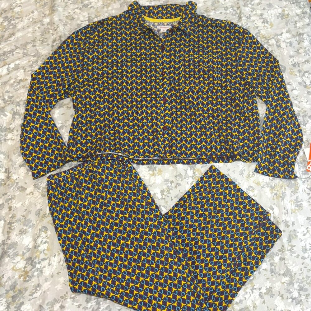 Refinery29 Women’s Printed Pajama PJ Sleep Set – Size Large – New with Tags